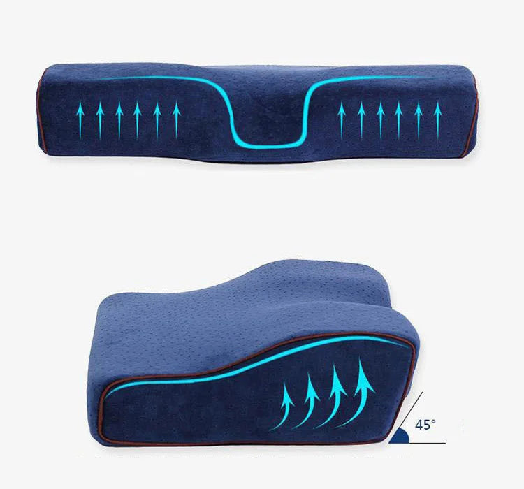 YR Memory Foam Pillow For Sleep Cervical Pillows Butterfly Shaped Memory Pillows Relax The Cervical Spine Adult Slow Rebound