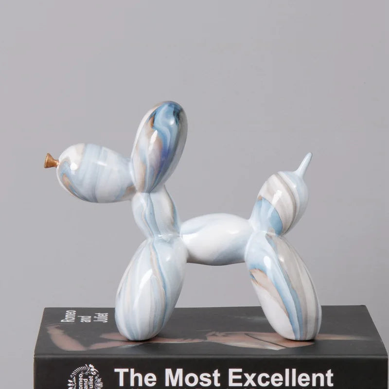 Nordic Exquisite dog Statue Living Room Office Sculpture Home Ornaments Accessories Desktop Decoration 