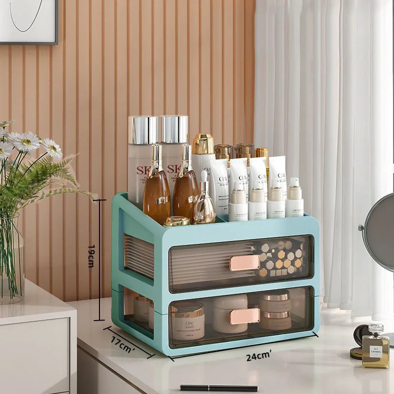 Multi-functional Makeup Organizer Cosmetic Storage Makeup Skincare, Desk or Office organization