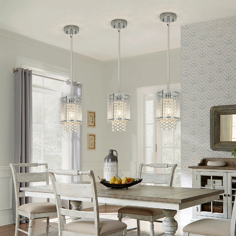 Luxury Pendant Light 1-Light Crystal Chandelier Hanging Ceiling Lamp for Corridor Kitchen Island Bedroom Arrival 7-10 days