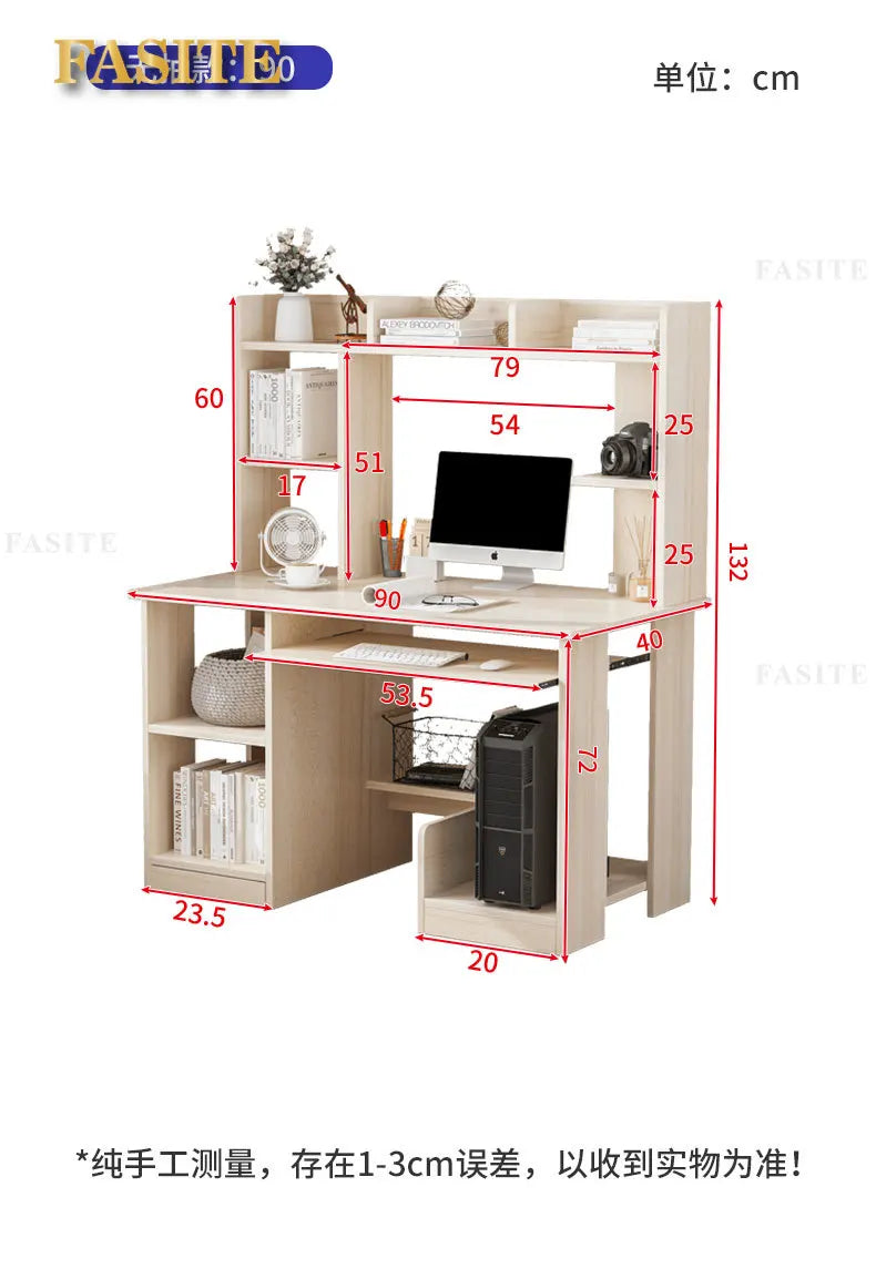 Computer Desks, Student Home Desks, Bookshelf Tables, Simple Rental Rooms, Bedroom Writing Desks