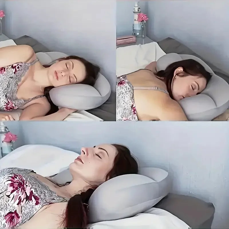 Sleep pillow, soft bed pillow micro-egg-shaped pillow, breathable cervical foam pillow, 3D all-round deep sleep pillow