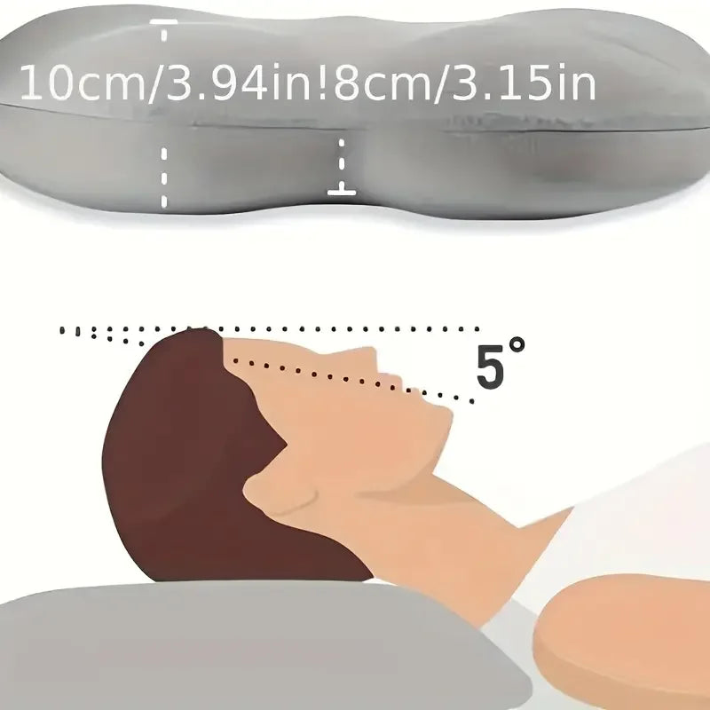 Sleep pillow, soft bed pillow micro-egg-shaped pillow, breathable cervical foam pillow, 3D all-round deep sleep pillow
