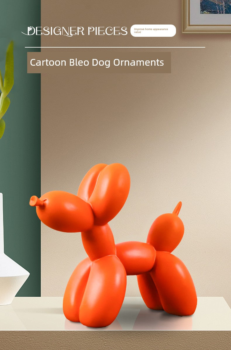 Nordic Ornaments Living Room Bedroom Cartoon Animal Balloon Dog
