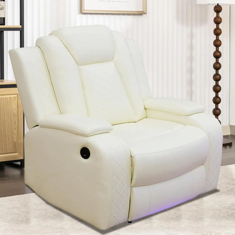 Recliner, Recliner Sofa Sectional Sofa, Air Leather Reclining Corner Sectional Sofa Set, Cup Holder, Storage Console, Sofa