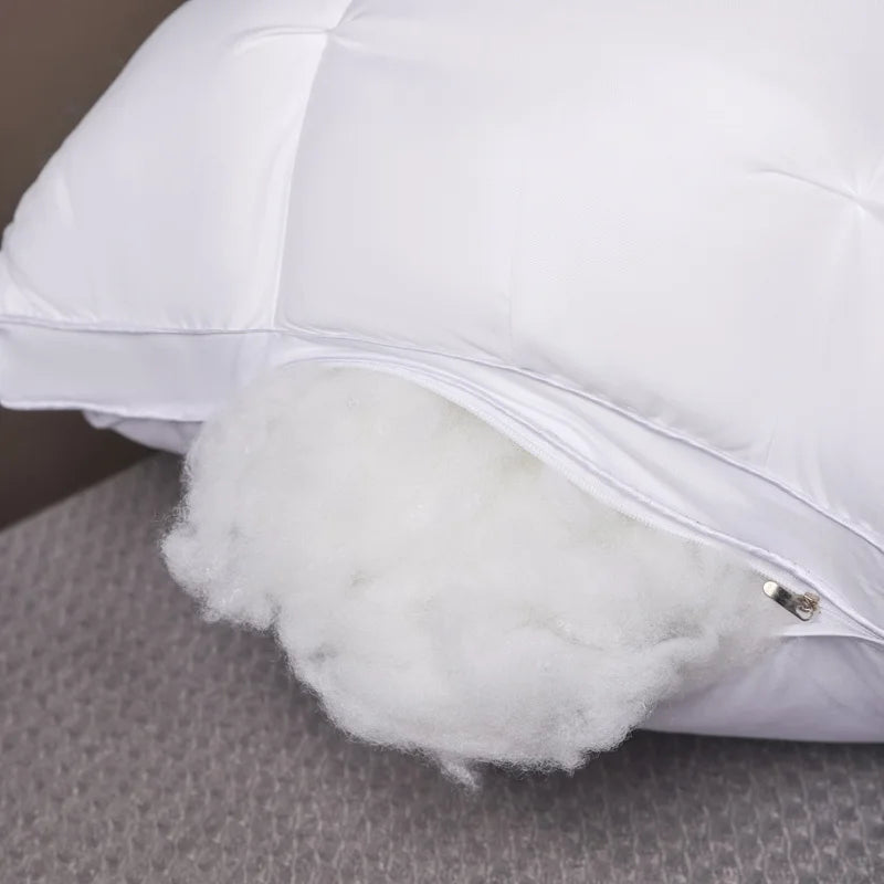 Luxurious 5-Star Hotel Quality Pillow 990g 20x30 Inches Deep Sleep Neck Support Non-Collapse High Pillow Core For All Seasons