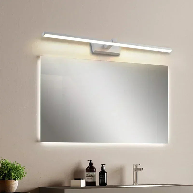 LED Wall Lamp 40/80/100cm Modern Mirror Decor Lighting Long Strip Light For Bathroom Washroom Kitchen Indoor Luminaire Lustre