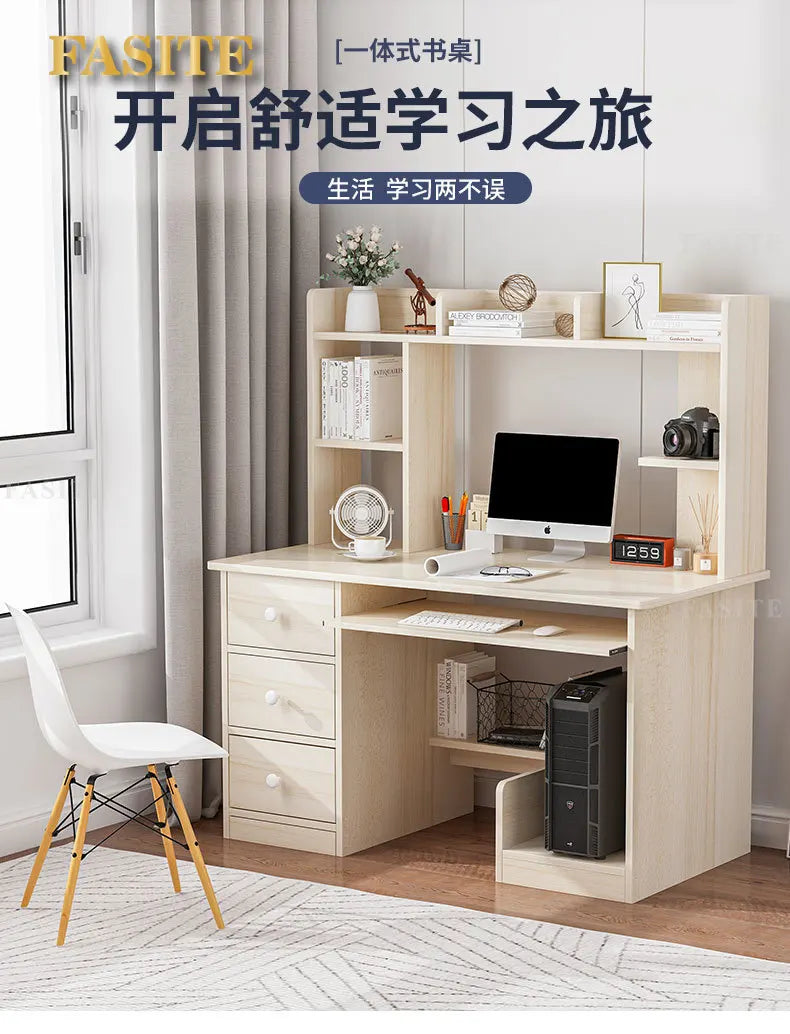 Computer Desks, Student Home Desks, Bookshelf Tables, Simple Rental Rooms, Bedroom Writing Desks