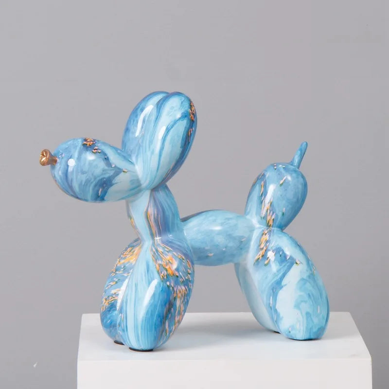 Nordic Exquisite dog Statue Living Room Office Sculpture Home Ornaments Accessories Desktop Decoration 