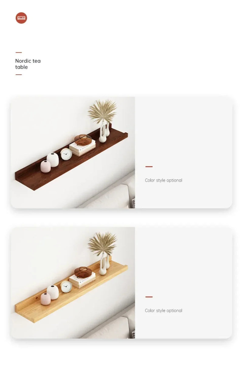 Wood Display Stand Wall-mounted Doll Display Stand Bathroom Floating Shelves Organizer Creative Bookshelf Living Room Decoration