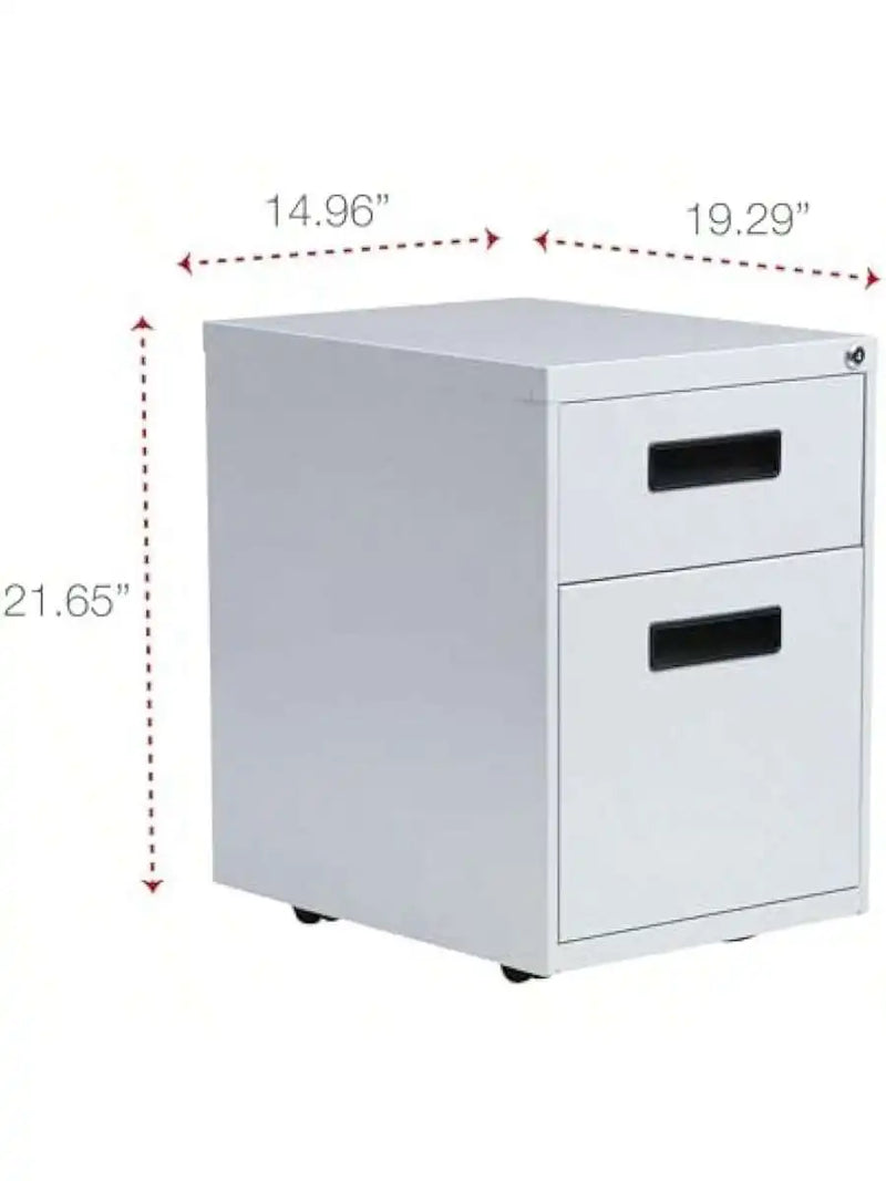 Alera ALEPABFLG 2-Drawers Box File Legal Letter Left or Right 14.96 in. x 19.29 in. x 21.65 in. Pedestal File Drawer - L