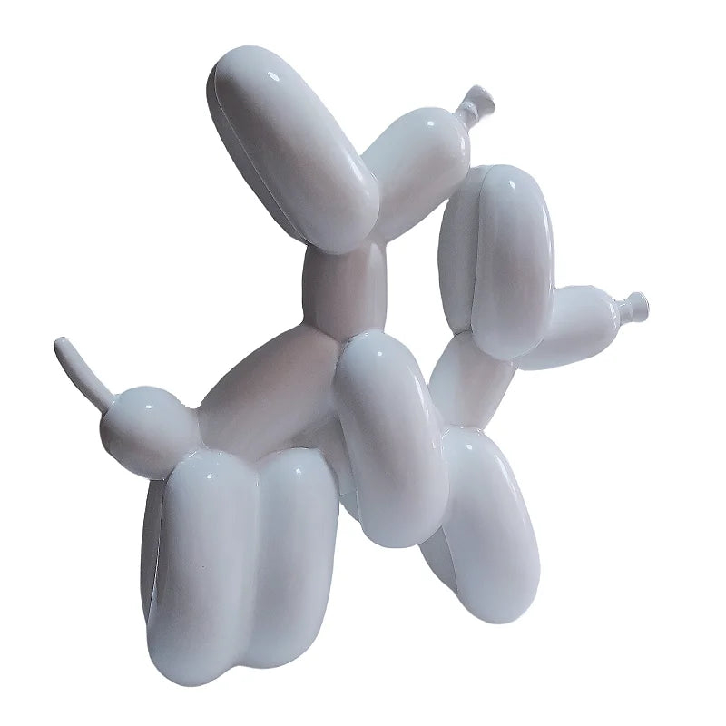 Balloon Dog Poop resin animal sculpture home decoration resin craft office decoration three-dimensional black gold