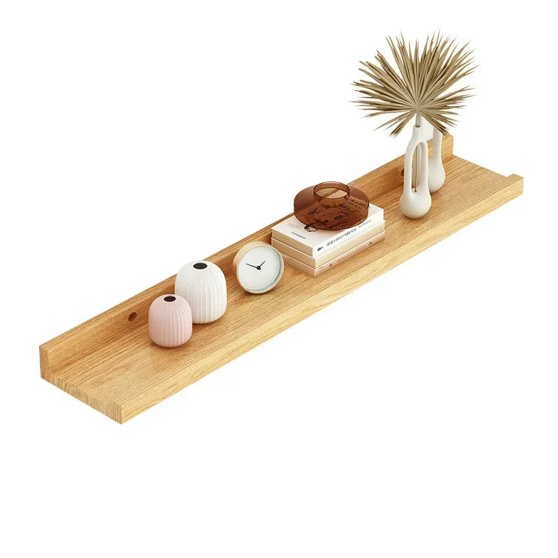 Wood Display Stand Wall-mounted Doll Display Stand Bathroom Floating Shelves Organizer Creative Bookshelf Living Room Decoration