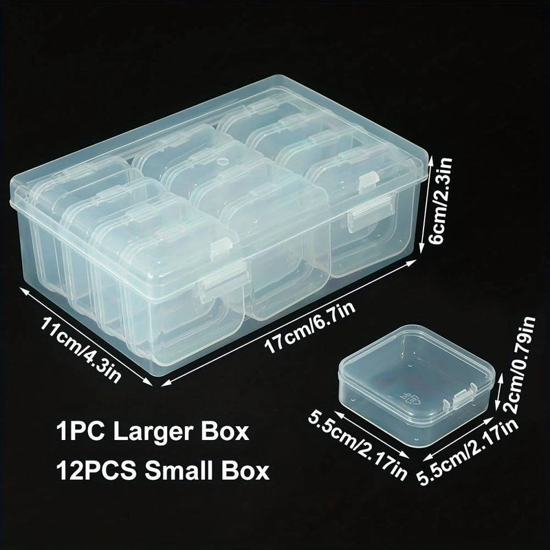 Desktop File Storage Box A4 Document Organizer Case With Lid Stackable Stationery Storage Box Cabinet Desk Clear Container