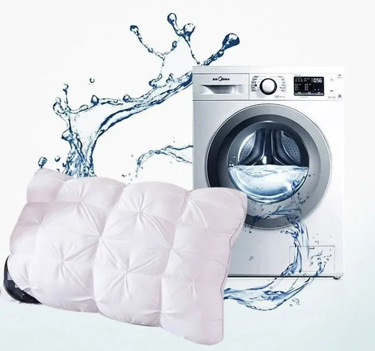 High quality sleep pillow Deep sleep neck pillow does not collapse high pillow Soft cotton pillowcase hotel bed pillow seri