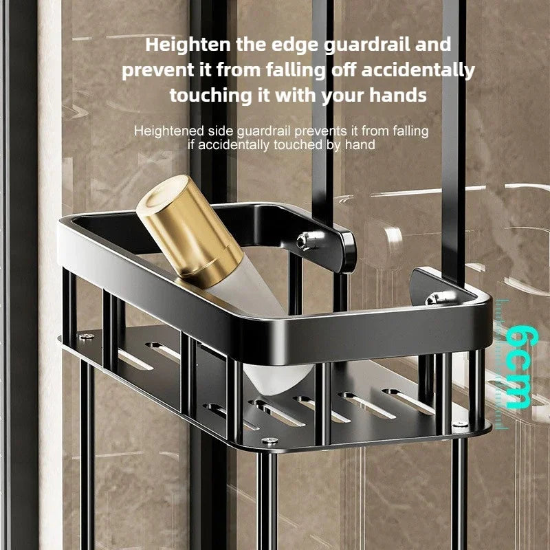 Bathroom Storage Rack Over The Door Shower Caddy Bathroom Hanging Shelf Double Layer Shower Shelf Bathroom Caddy Organizer