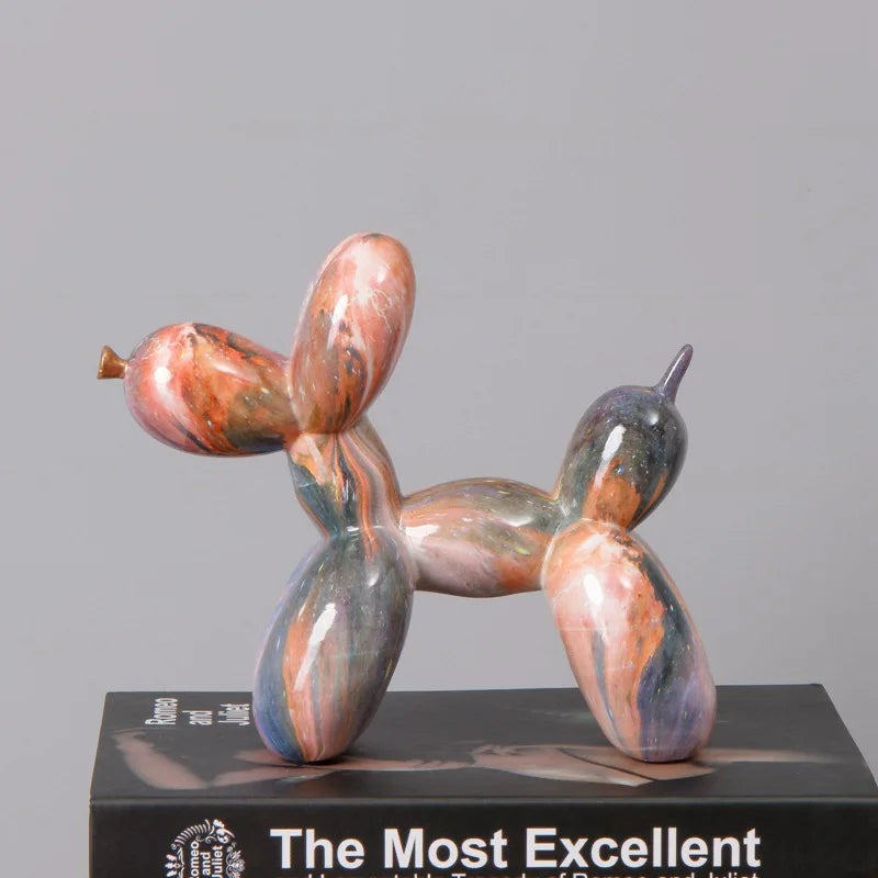Nordic Exquisite dog Statue Living Room Office Sculpture Home Ornaments Accessories Desktop Decoration 