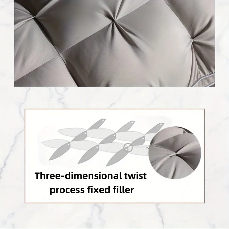 Luxurious 5-Star Hotel Quality Pillow 990g 20x30 Inches Deep Sleep Neck Support Non-Collapse High Pillow Core For All Seasons