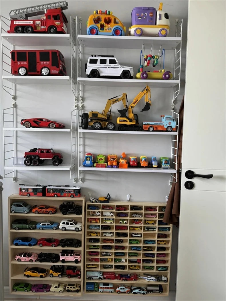 Wall Mounted Shelves Iron art Wood Hanging Book Shelf For Living Room Bedroom Storage Basket Wall Decoration Rack Doll Organizer
