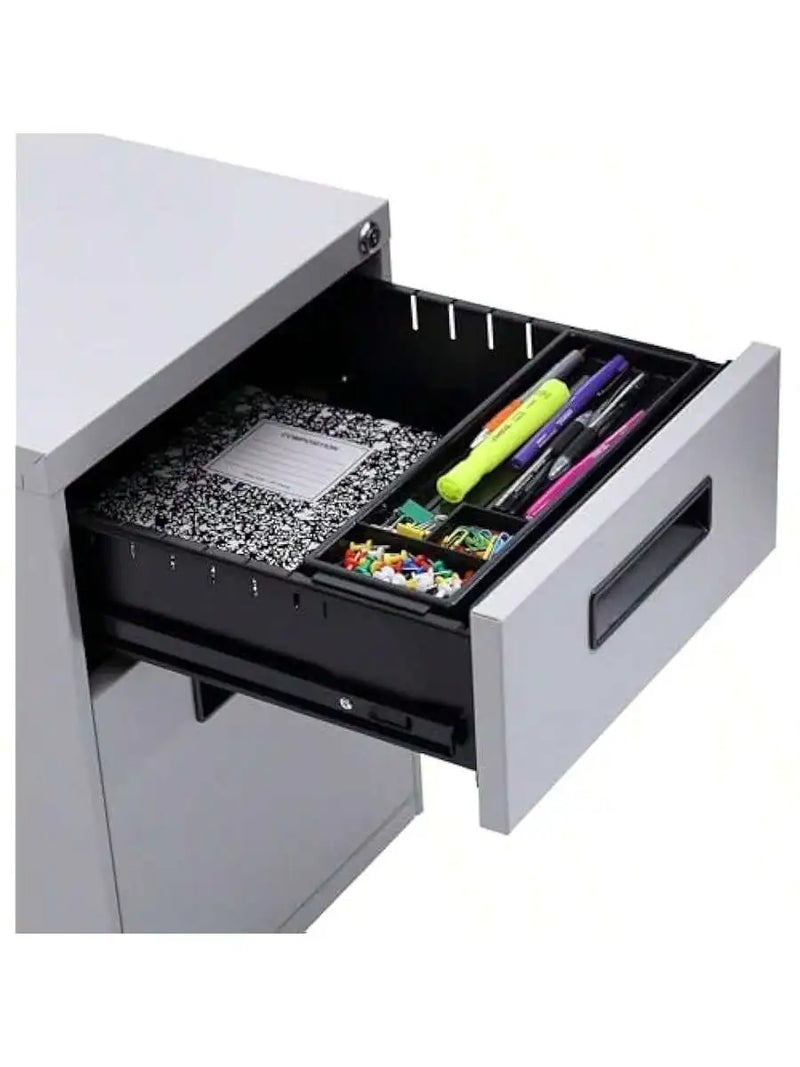 Alera ALEPABFLG 2-Drawers Box File Legal Letter Left or Right 14.96 in. x 19.29 in. x 21.65 in. Pedestal File Drawer - L