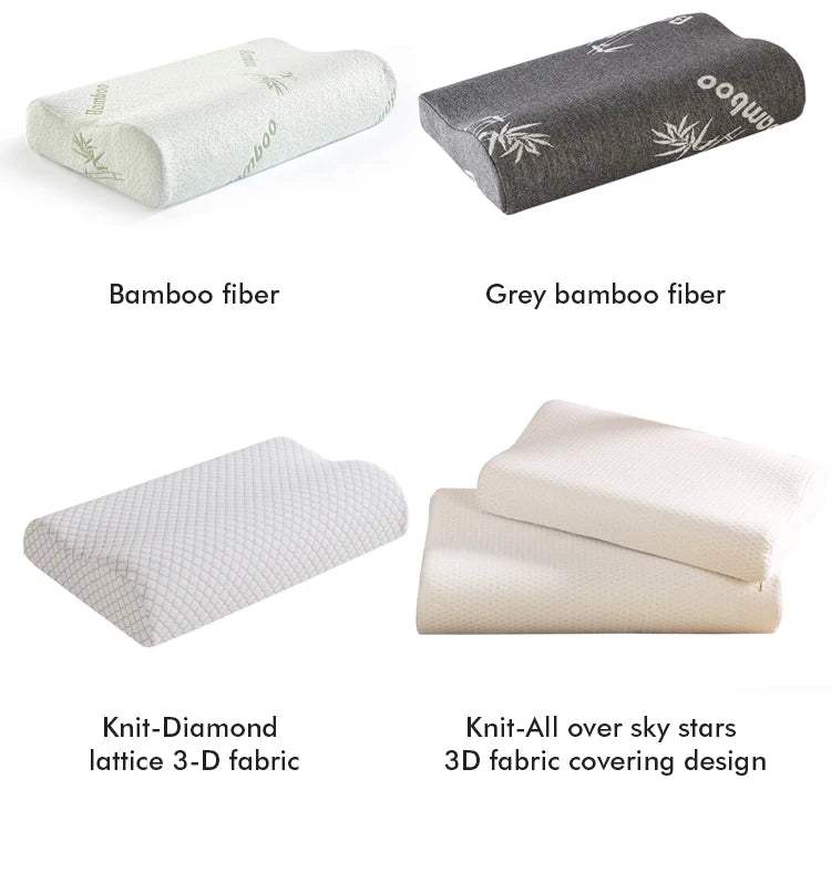 Gel Pillow Orthopedic Memory Foam Pillow 60x40cm Soft Summer Ice-cool Slow Rebound Sleep BedPillow With Pillowcase Health Care