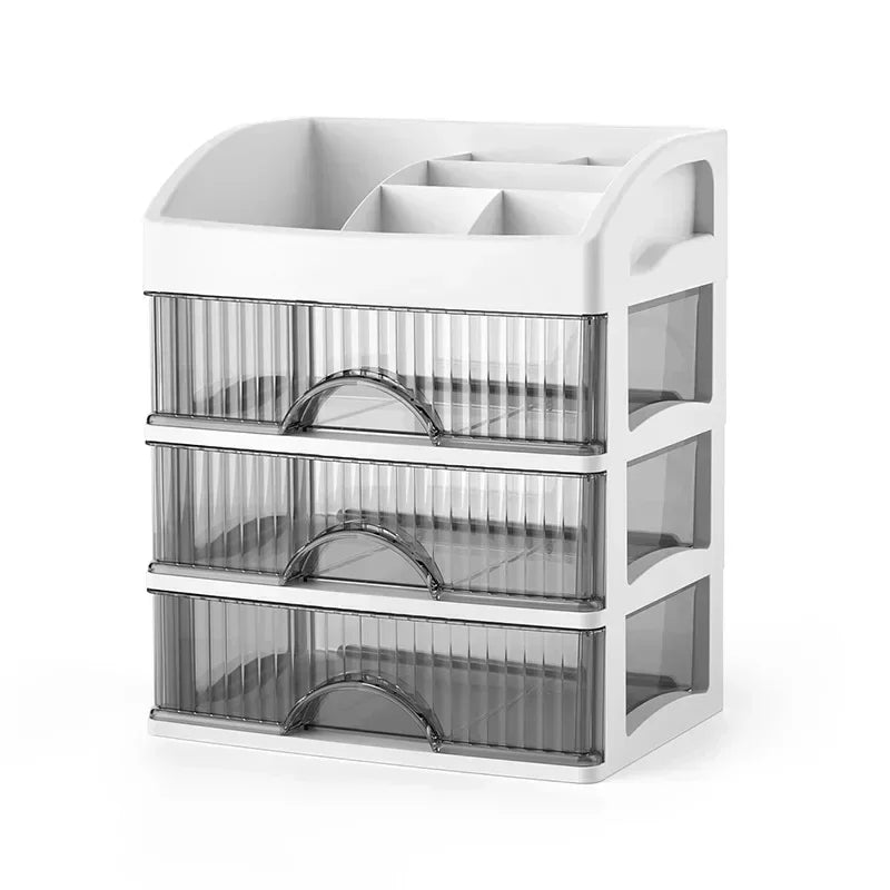 2025 Drawer style Storage Box Transparent Jewelry and Skincare Storage Box Large Capacity Desktop Items Dustproof