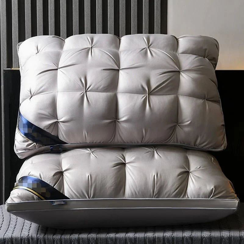 High quality sleep pillow Deep sleep neck pillow does not collapse high pillow Soft cotton pillowcase hotel bed pillow seri Txt