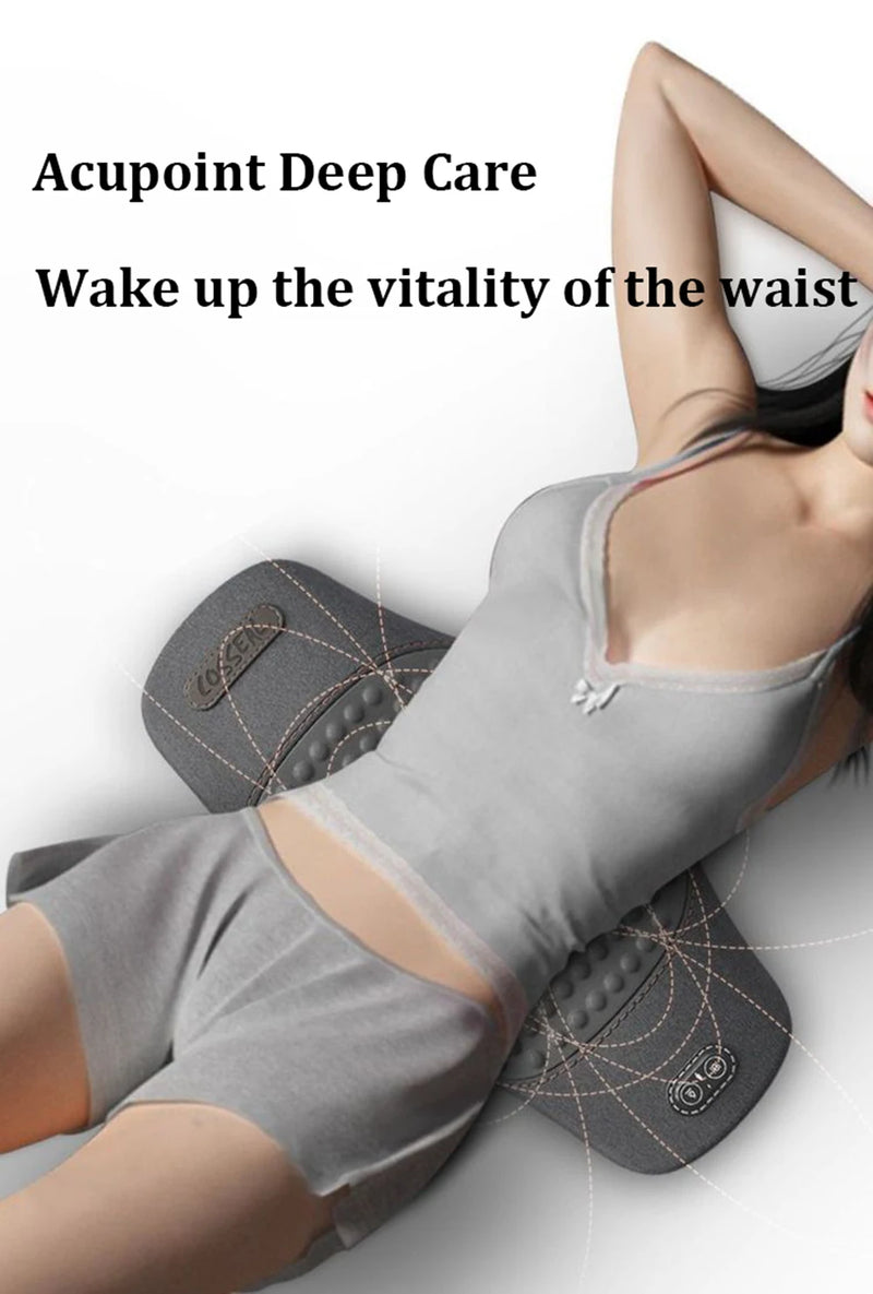 Lumbar Pillow Waist Protcetion New Multifunctional Electric Massage Relax Cushion Ergonomically Designed Waist Support Pad