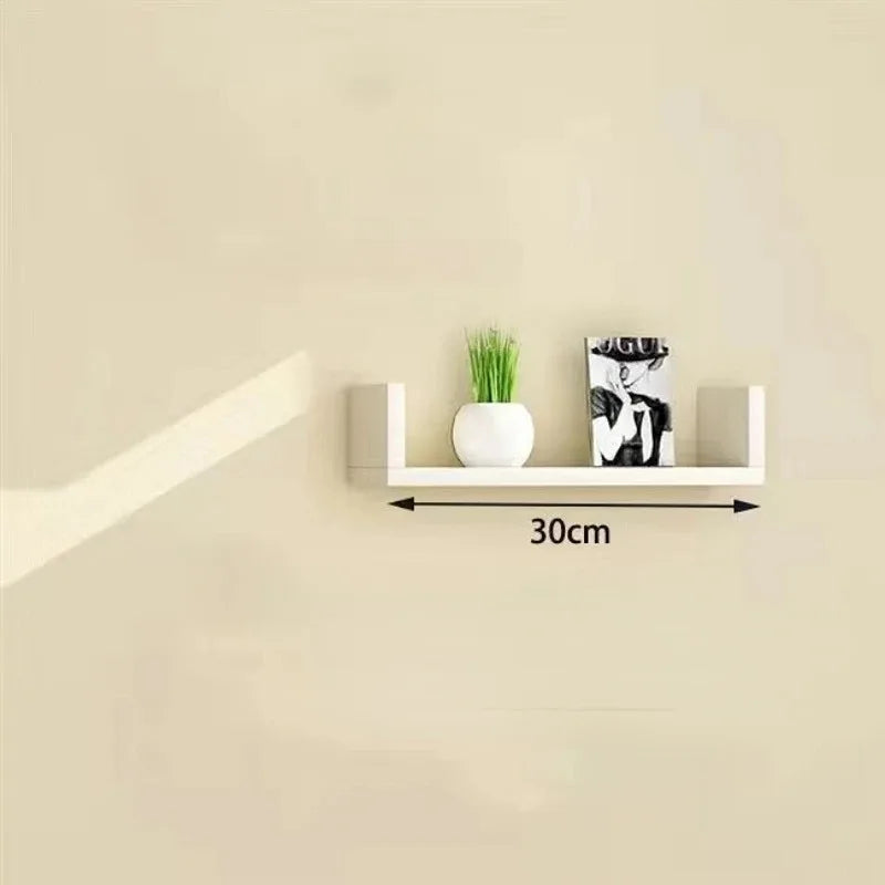 Wood Wall Shelves Floating Wall Self Kitchen Organizer Book Shelf Decor Art Decor Home Storage Shelfing Bag Display