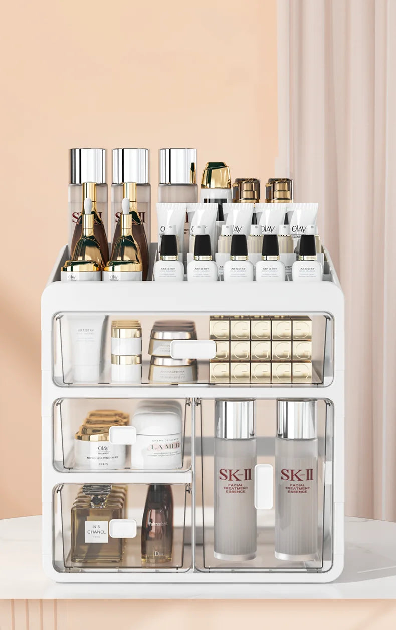 Multi-functional Makeup Organizer Cosmetic Storage Makeup Skincare, Desk or Office organization