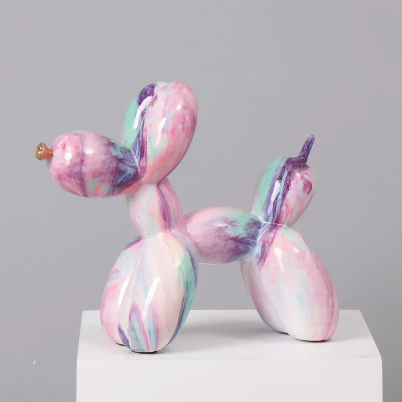 Nordic Exquisite dog Statue Living Room Office Sculpture Home Ornaments Accessories Desktop Decoration 