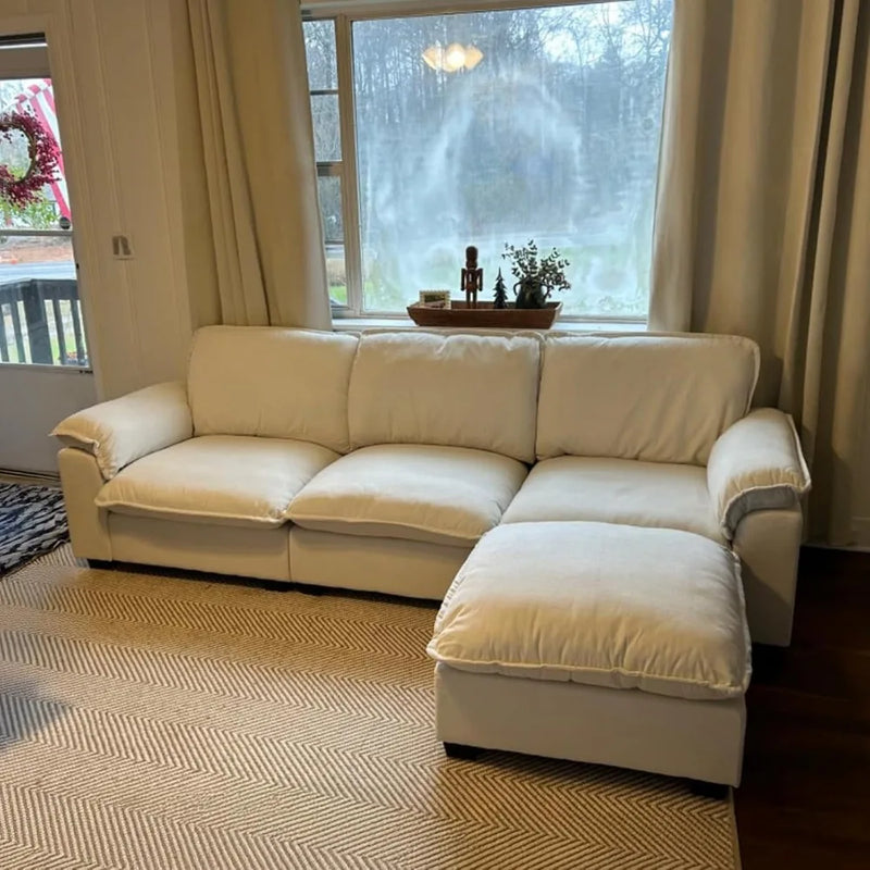 Modular Sectional Sofa Deep Seat Cloud Couch with Reversible Chaise L Shaped Couch