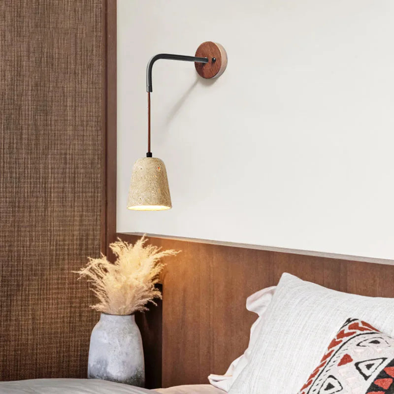 bedroom bed wall lamp cream wind living room medieval designer retro home lamps