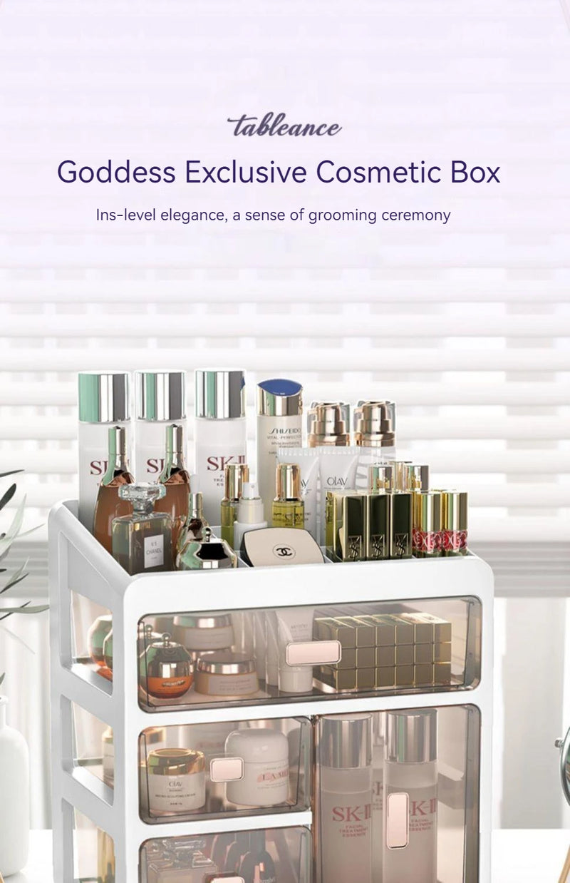 Multi-functional Makeup Organizer Cosmetic Storage Makeup Skincare, Desk or Office organization