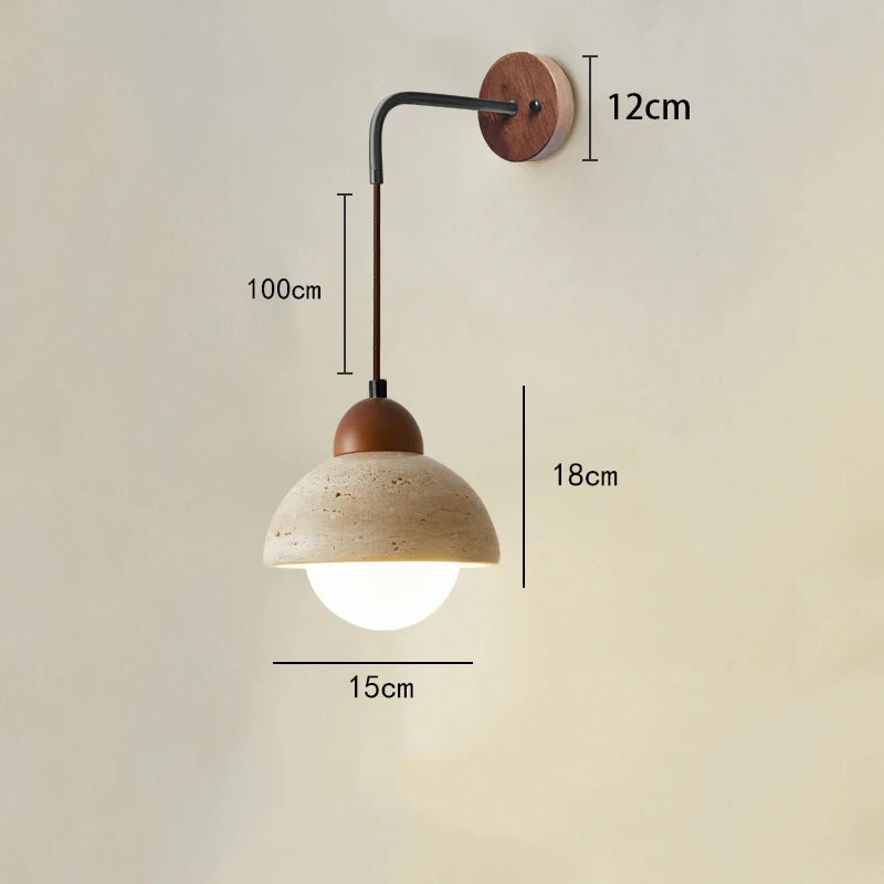 bedroom bed wall lamp cream wind living room medieval designer retro home lamps