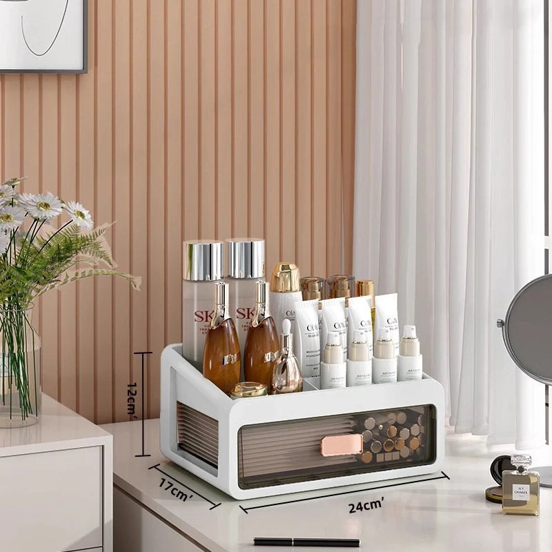 Multi-functional Makeup Organizer Cosmetic Storage Makeup Skincare, Desk or Office organization