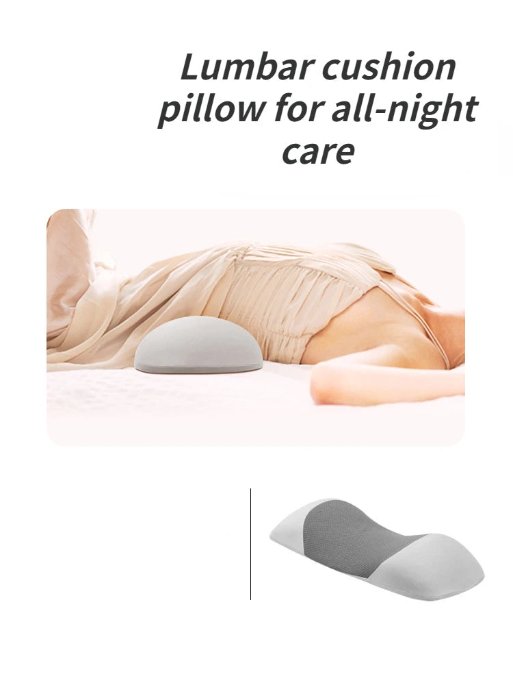Lumbar Support Pillow for Sleeping Memory Foam Back Lumbar Support Cushion Back Support Bed Pillow Waist Support Back Sleepers