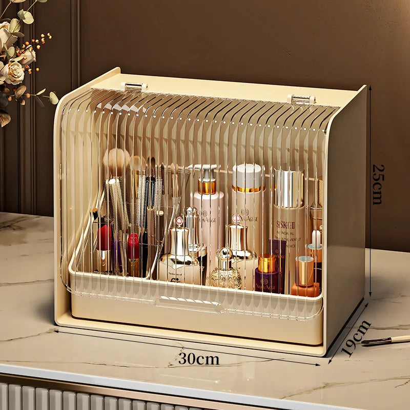 Cosmetics Storage Box Dresser Skin Care Products Shelf Lipstick Makeup Brush Desktop Large Capacity Organizing Box