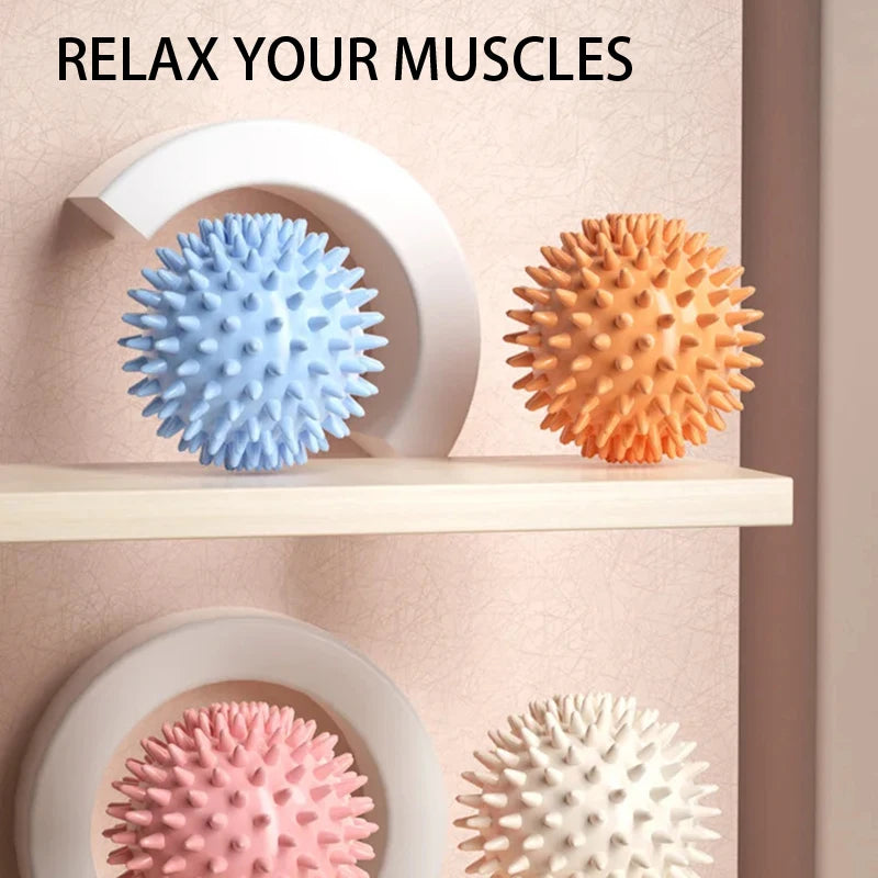 Hedgehog Massage Ball Yoga Fascia Ball Sports Fitness Muscle Relaxation Massage Stick Shoulder Neck Leg Sole Meridian Ball