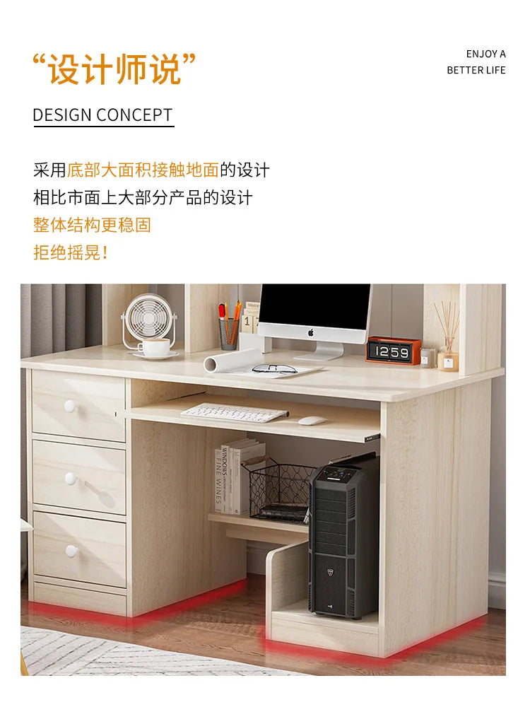 Computer Desks, Student Home Desks, Bookshelf Tables, Simple Rental Rooms, Bedroom Writing Desks