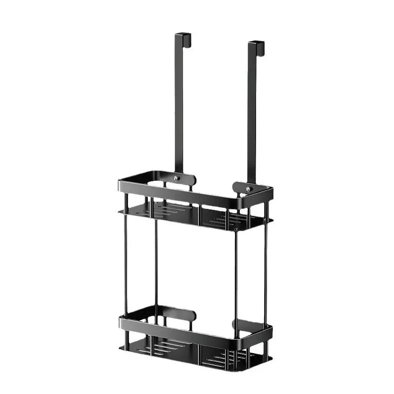 Bathroom Storage Rack Over The Door Shower Caddy Bathroom Hanging Shelf Double Layer Shower Shelf Bathroom Caddy Organizer