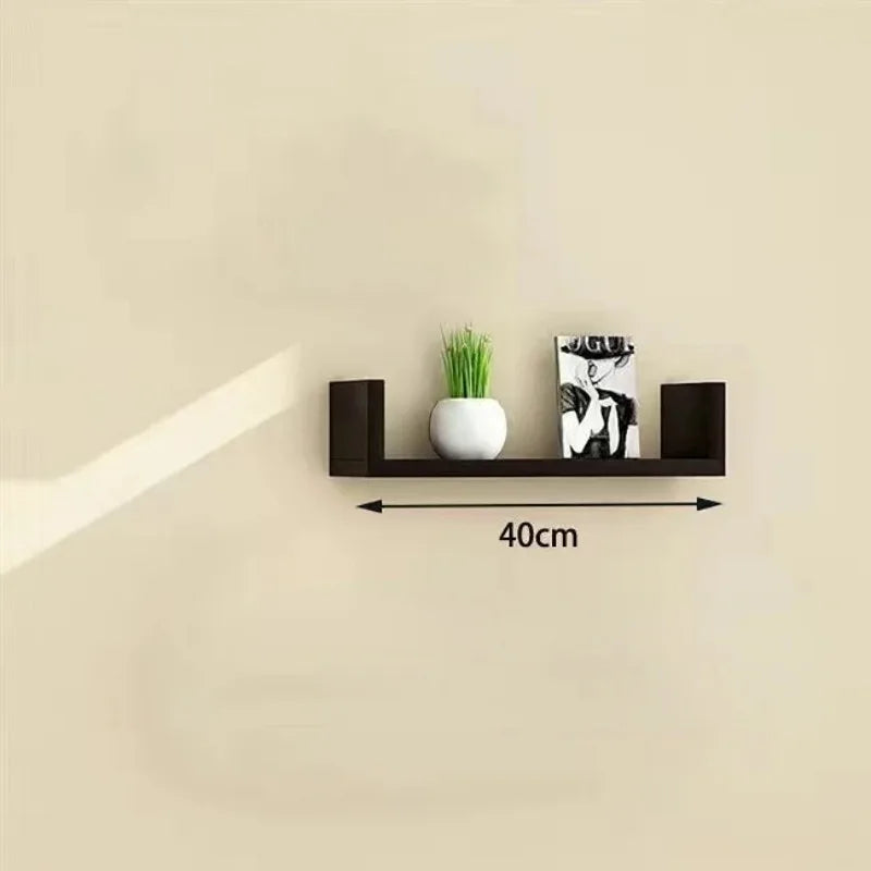 Wood Wall Shelves Floating Wall Self Kitchen Organizer Book Shelf Decor Art Decor Home Storage Shelfing Bag Display