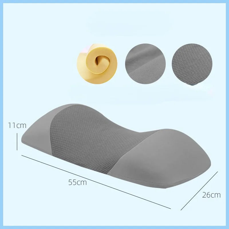 Lumbar Support Pillow for Sleeping Memory Foam Back Lumbar Support Cushion Back Support Bed Pillow Waist Support Back Sleepers