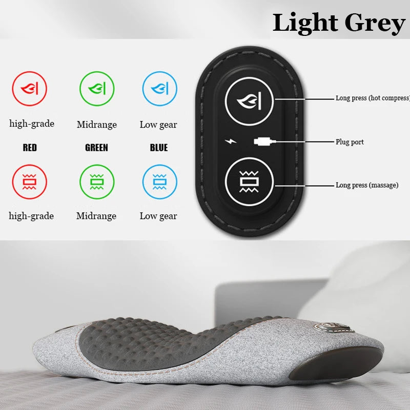 Lumbar Pillow Waist Protcetion New Multifunctional Electric Massage Relax Cushion Ergonomically Designed Waist Support Pad