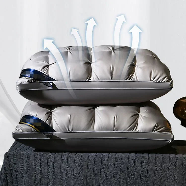 High quality sleep pillow Deep sleep neck pillow does not collapse high pillow Soft cotton pillowcase hotel bed pillow seri
