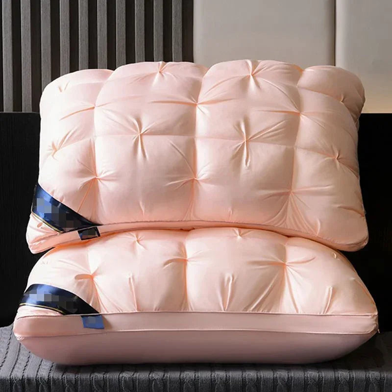 High quality sleep pillow Deep sleep neck pillow does not collapse high pillow Soft cotton pillowcase hotel bed pillow seri Txt