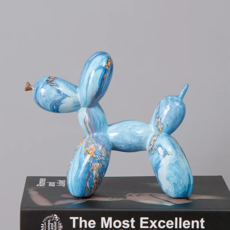 Nordic Exquisite dog Statue Living Room Office Sculpture Home Ornaments Accessories Desktop Decoration 