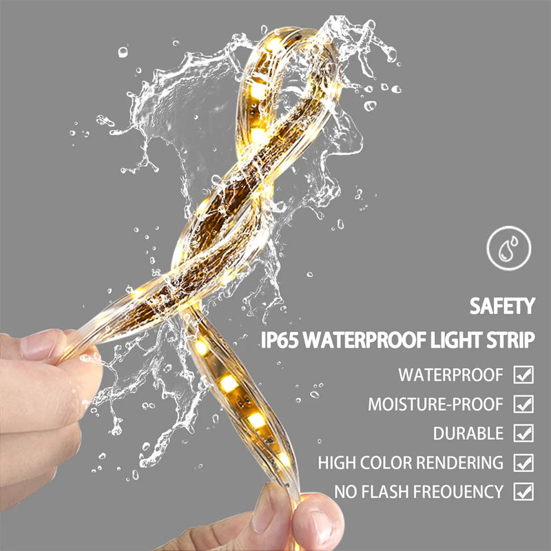 LUVODI Waterproof Illuminate Bathroom Light Vanity Mirror Frameless Touch Screen Backlit Demist Wash Basin Mirror