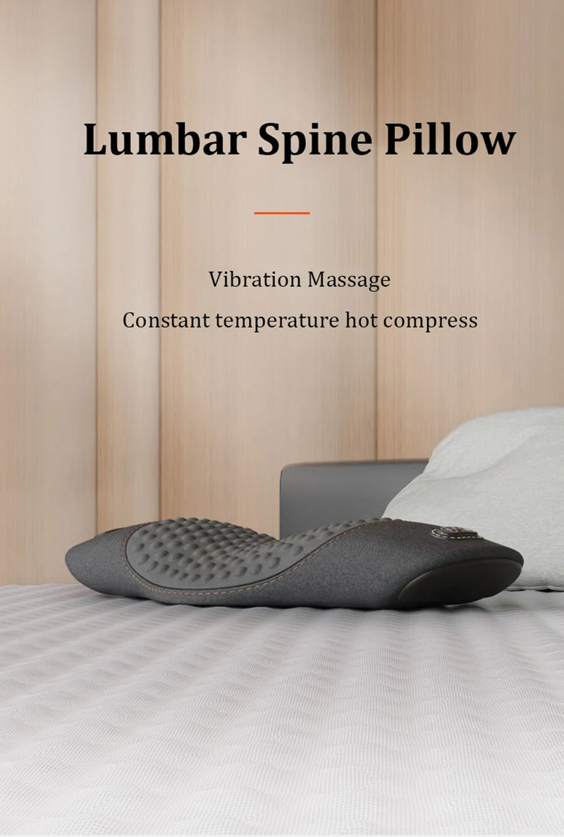 Lumbar Pillow Waist Protcetion New Multifunctional Electric Massage Relax Cushion Ergonomically Designed Waist Support Pad