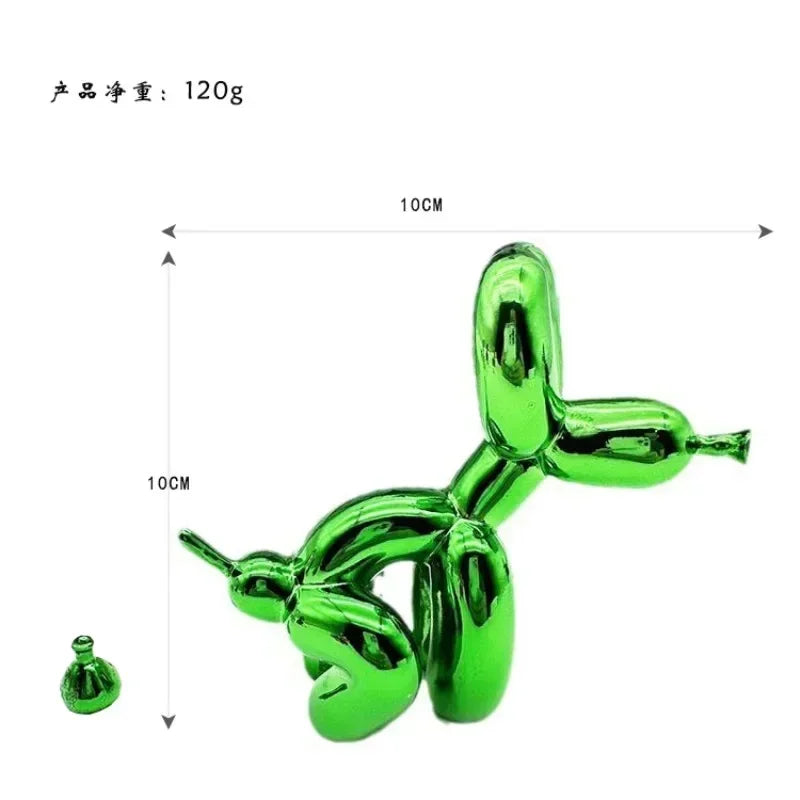 Poop Dog Balloon DogS Ornament Home Decoration Room Trendy Play Resin Electroplating Crafts New Product Desk Accessories